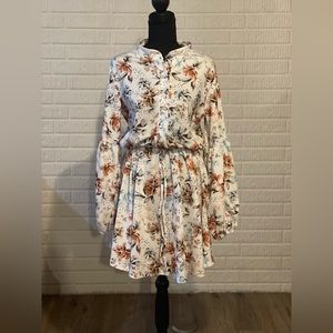 M floral print dress